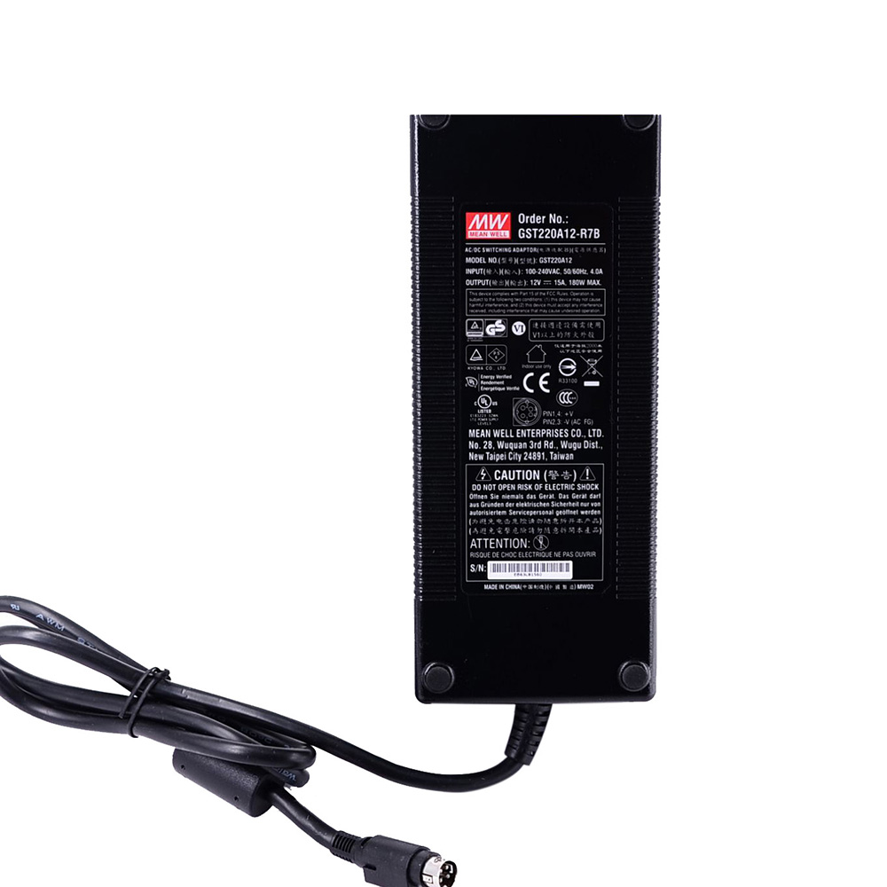 MeanWell DC12V 15A 180W GST220A12 AC To DC Reliable Green Industrial LED Power Adaptor MeanWell DC12V 15A 180W GST220A12 AC To DC Reliable Green Industrial LED Power Adaptor